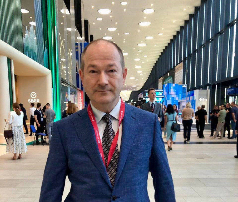Владимир Романовский, директор ИПП, на ПМЭФ-2024.
